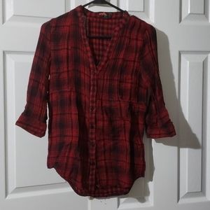 Forever 21 Red Plaid Shirt